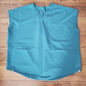 HYDROGREEN FIGS REMIX SCRUB TOP XL